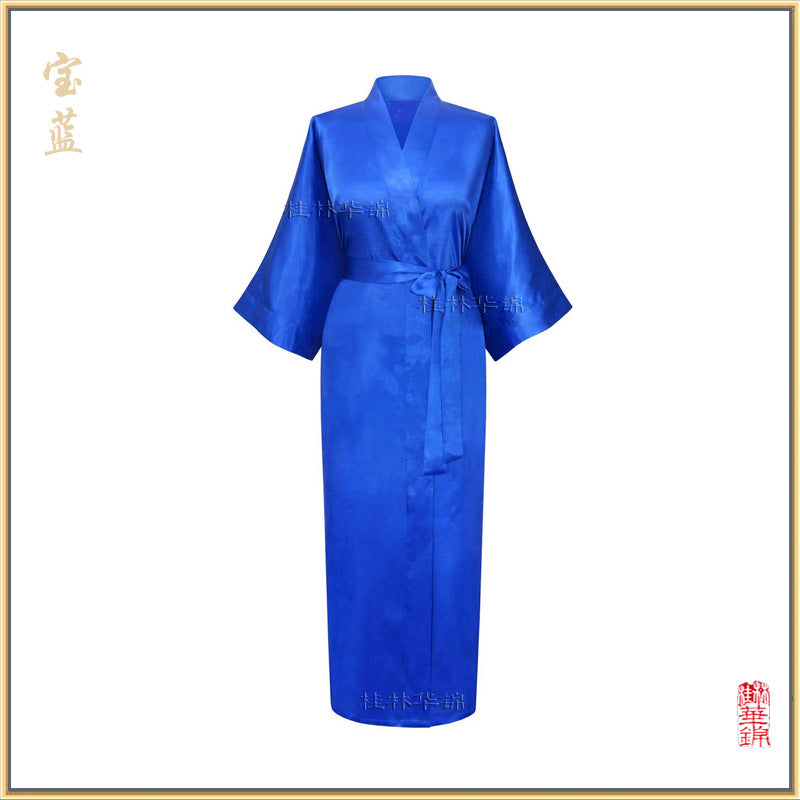 Long Lengths Loose Sleeve Robe-Blue-Theone Apparel