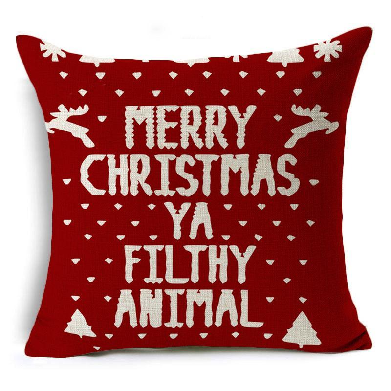 Merry Christmas Holiday Pillow Covers-601-0060-S4-Theone Apparel