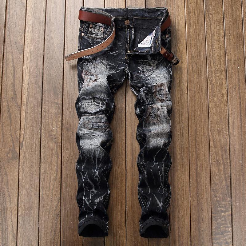 On the Money Distressed Denim Jeans-Black-Theone Apparel