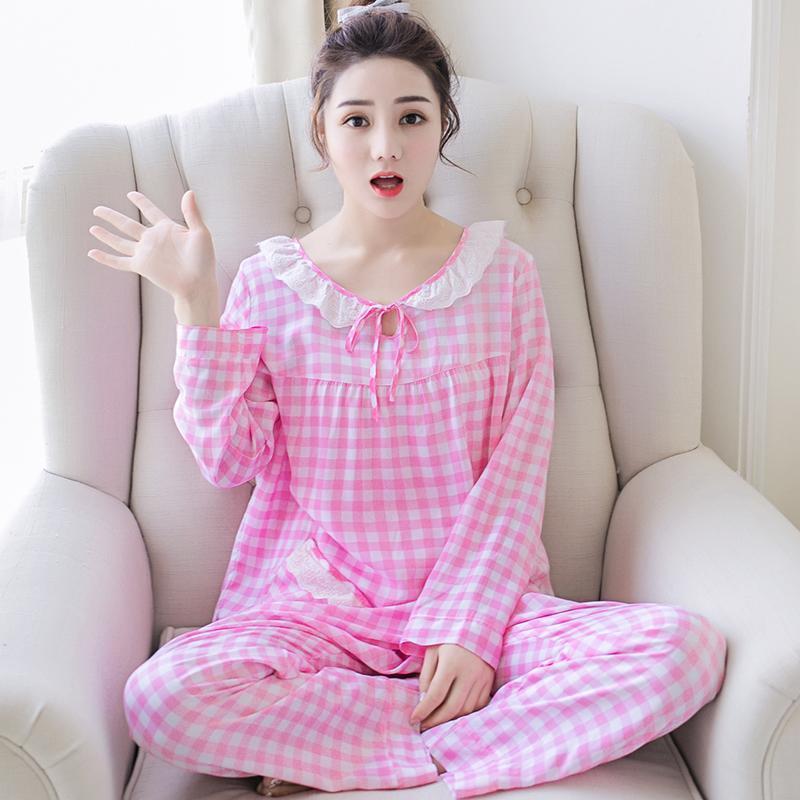 Chic Gingham Print Nightwear Set - Theone Apparel