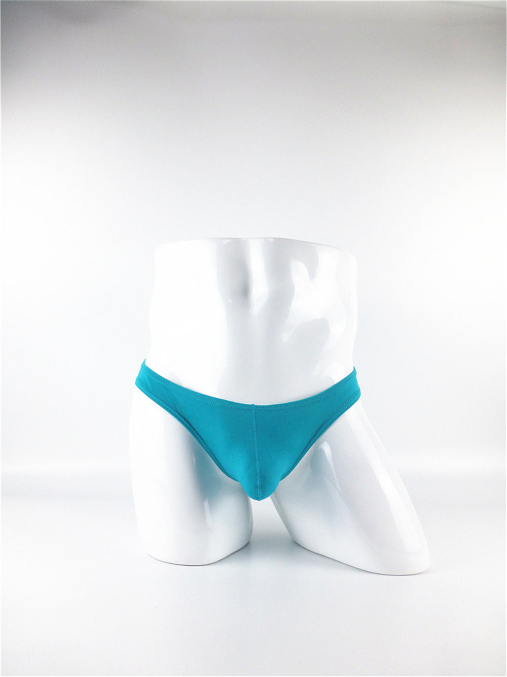 Pouch High-Cut Thong Briefs-Green-Theone Apparel