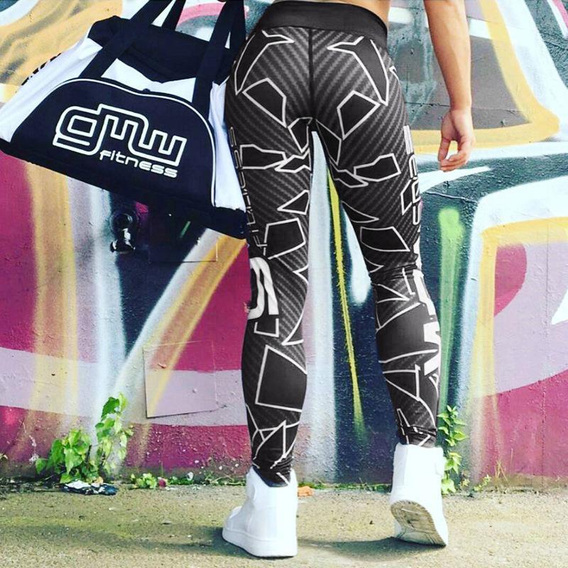 Rack It Up Stripe Imprimer des leggings d'entraînement