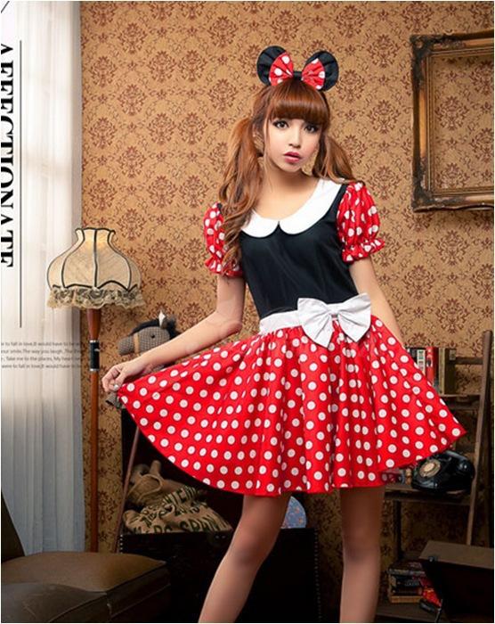 Mini Mouse Polka Dot Rock und Top