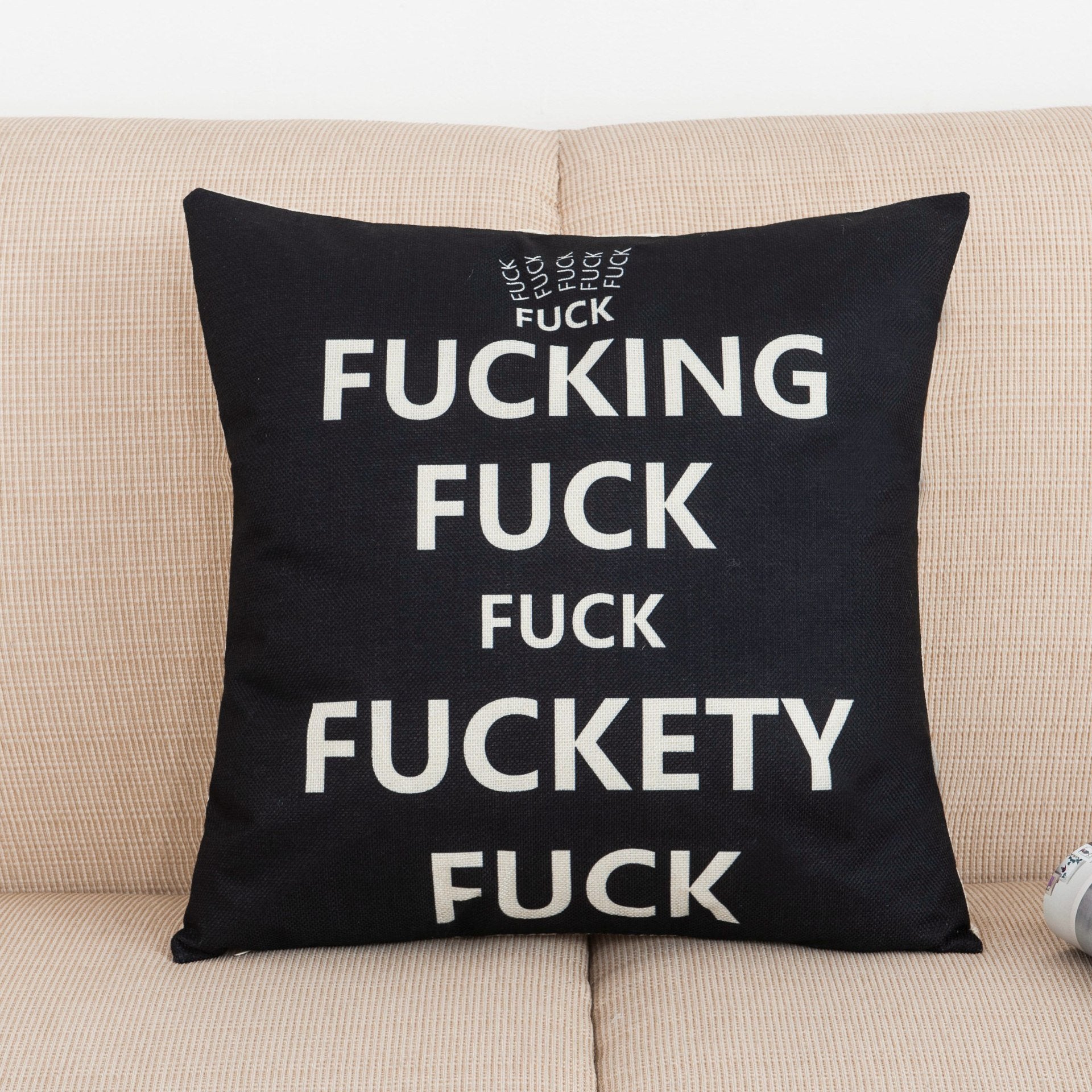 Say it With Words Pillow Covers-601-0036-S1-Theone Apparel