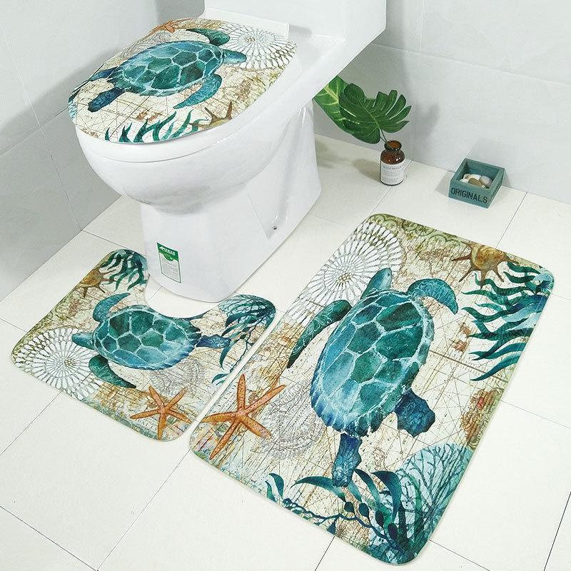 Scenes From Nature Bathroom Rug Set-Theone Apparel