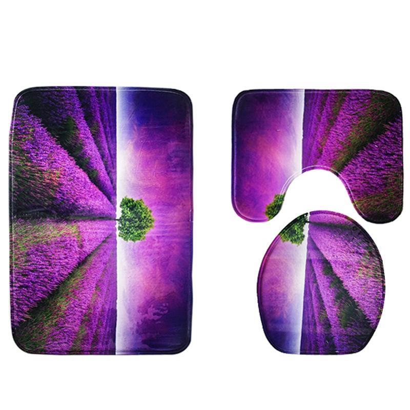 Scenes From Nature Bathroom Rug Set-Theone Apparel