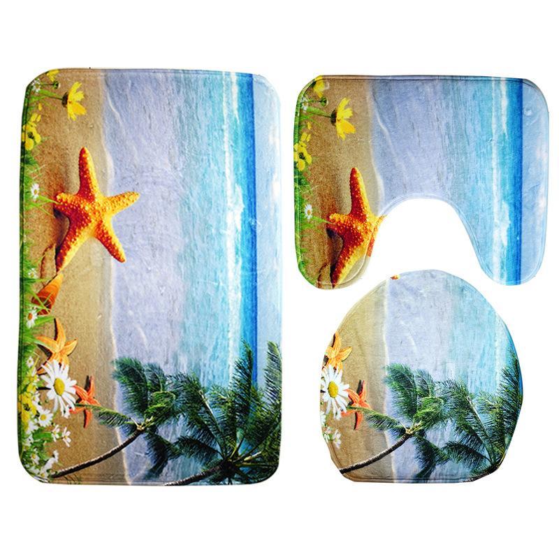 Scenes From Nature Bathroom Rug Set-621-0003-S25-Theone Apparel