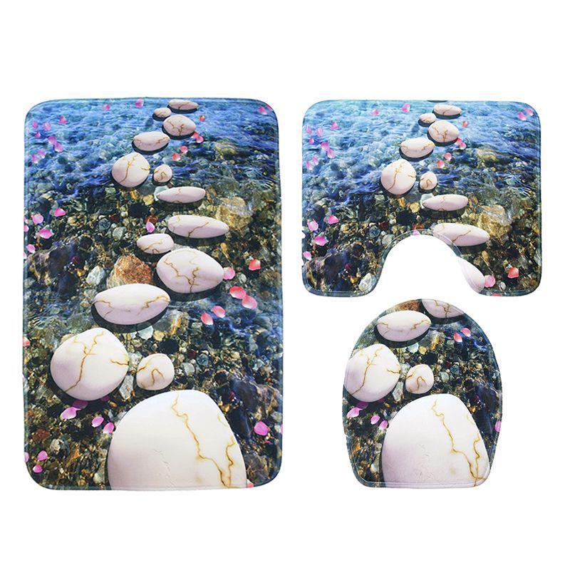 Scenes From Nature Bathroom Rug Set-621-0003-S34-Theone Apparel