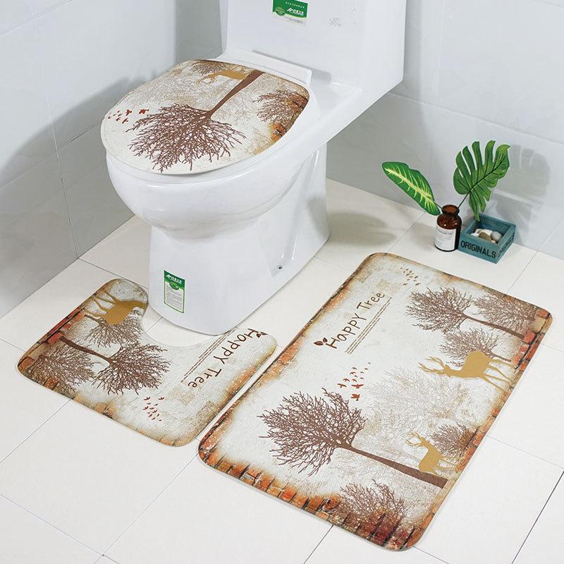 Scenes From Nature Bathroom Rug Set-Theone Apparel