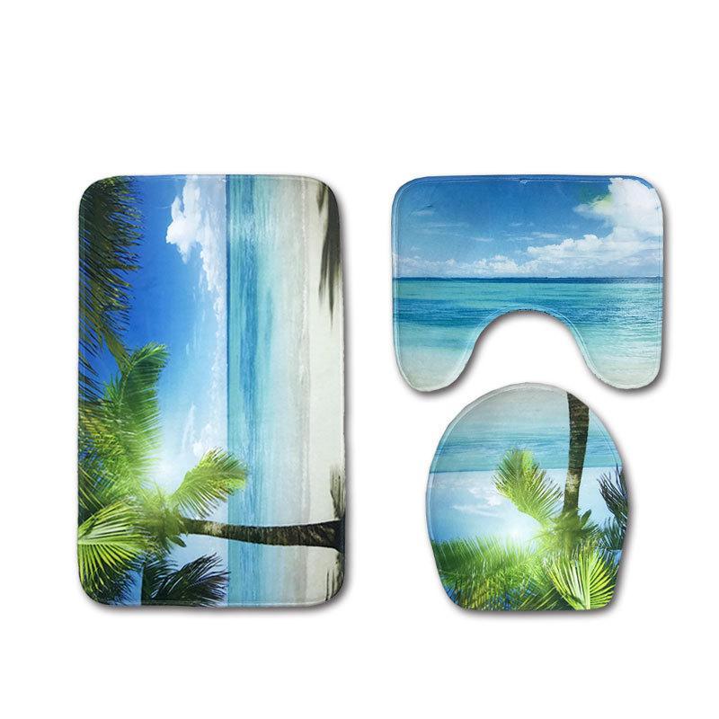 Scenes From The Sea Bath Mat Sets-621-0023-S6-Theone Apparel