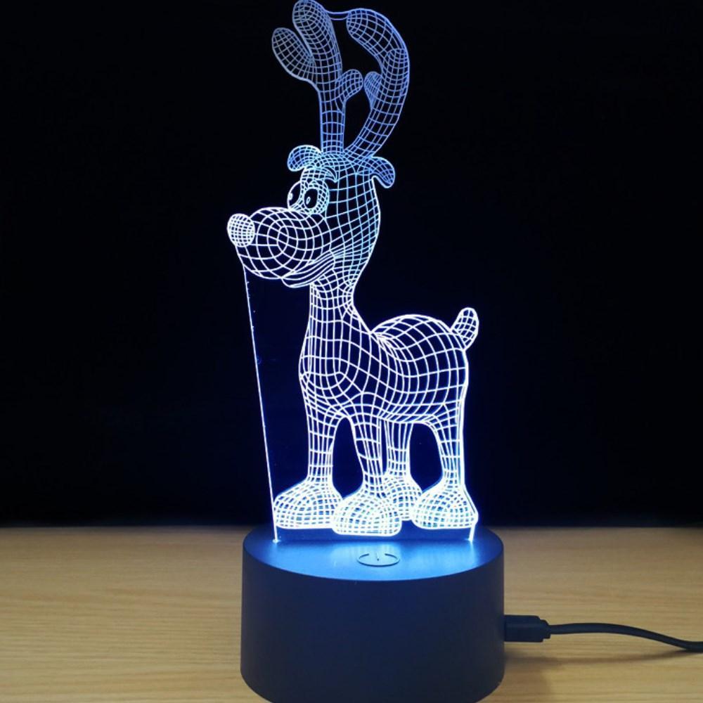 Shining Reindeer Christmas LED Lamp