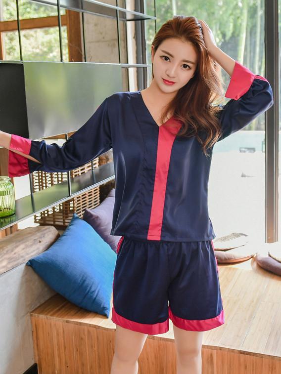 Silky Shorts Pajamas Set - Theone Apparel