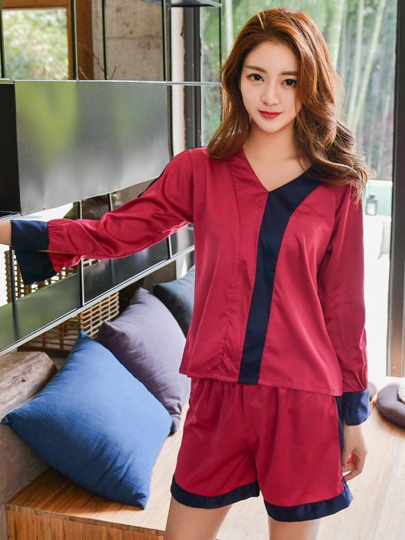 Silky Shorts Pajamas Set - Theone Apparel