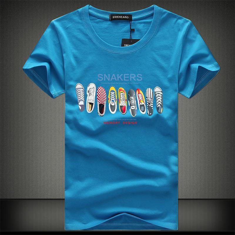 Sneaker Head Shoe Guru Shirt-Lake Blue-Theone Apparel