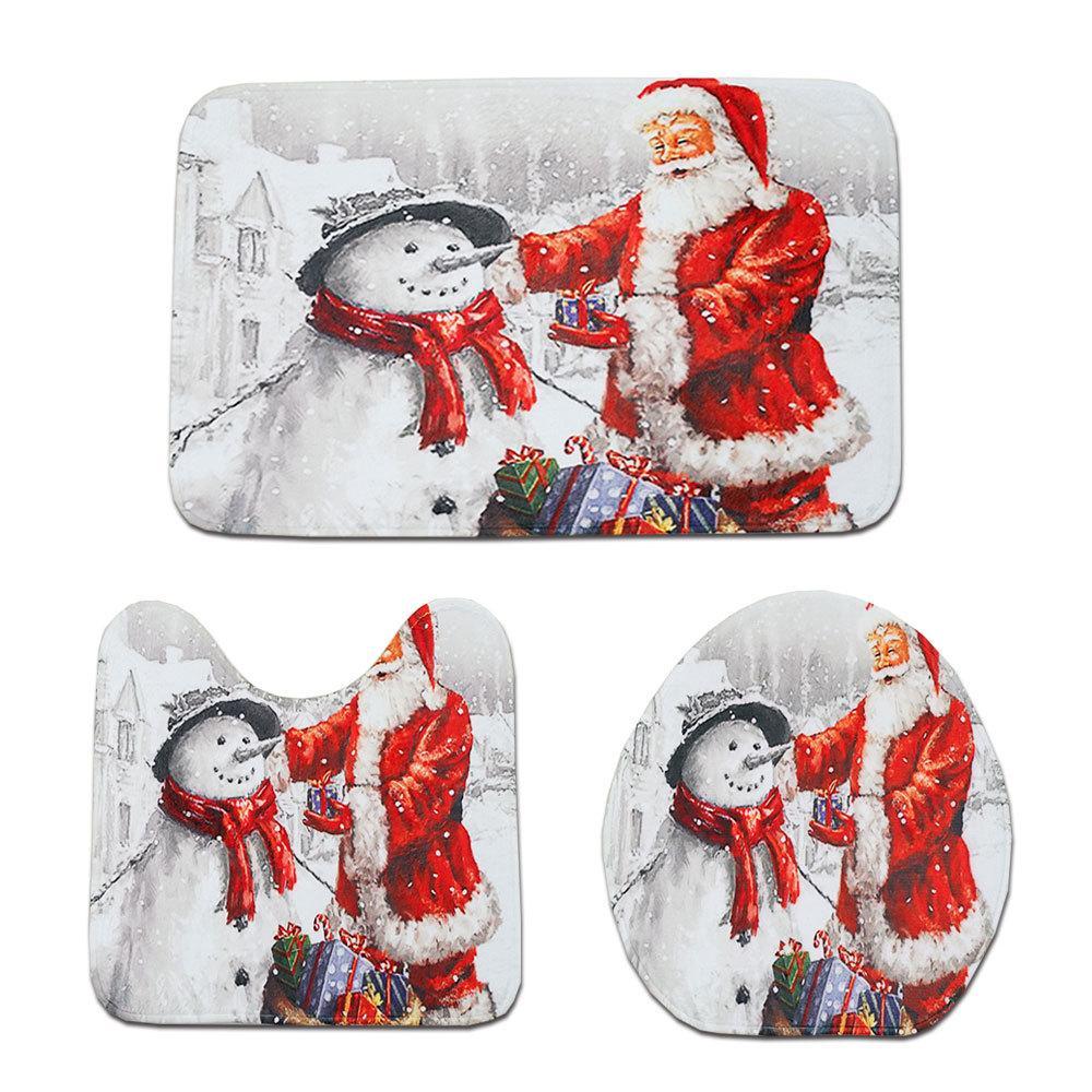 Janning de neve e Papai Noel Bath Bath tapete