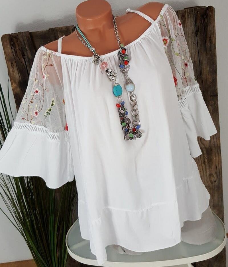 Blusa con hombros descubiertos Southwest Traditions