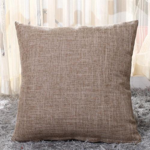 Square Solid Color Pillow Covers-Camel-Theone Apparel