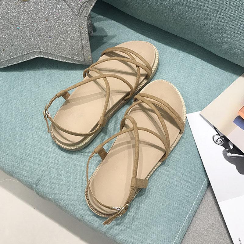 Strapped In Runaround Platform Sandals-Brown-Theone Apparel