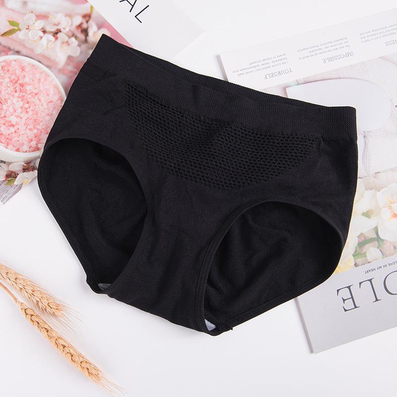 Panty athlétique en mailles noir extensible