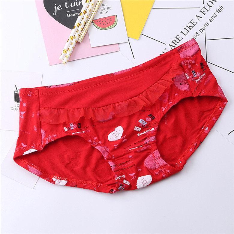 Sweet Sentiments Novelty Hipster Panty-Red-Theone Apparel