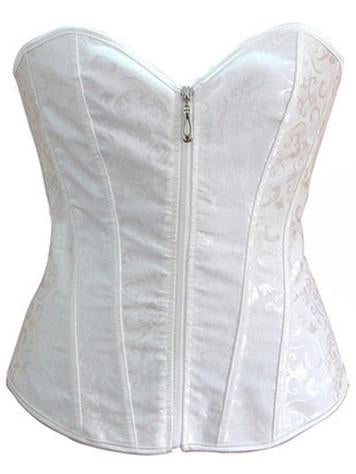 Zippered Full Cup Lingerie Corset - Theone Apparel