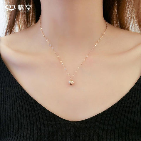 Ball Drop Dainty Chain Necklace - THEONE APPAREL
