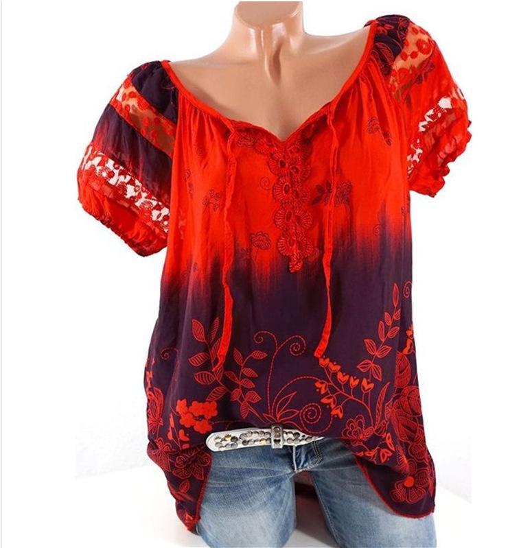 Bohemian Embroidery Casual Fit Top - THEONE APPAREL