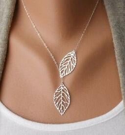 Boho Double Leaf Necklace - THEONE APPAREL