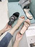 Braided Band Slip On Fashion Sandals - THEONE APPAREL